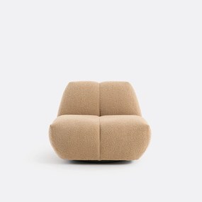 Draaifauteuil, dikke badstof, Nuria