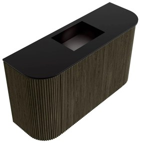 Mondiaz Joya 75cm toiletmeubel ronding links/rechts shadow met wastafel faye midden zonder kraangat urban