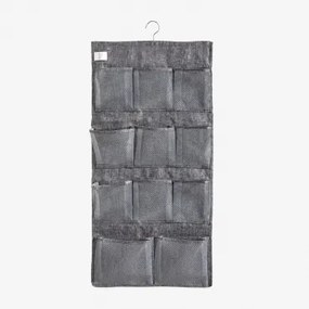 Hangende Organizer Met Metalen Hanger Klere Grijs & ↑86 Cm - Sklum