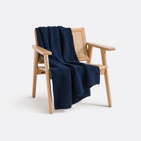 Plaid in geribt tricot, Fionan