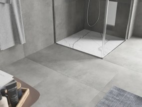 Mexen Hugo vierkante SMC-douchebak 90 x 90 cm, witte steen - 42159090