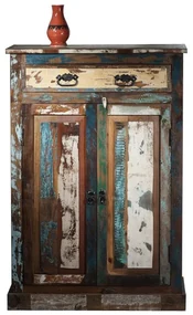 Wandkast Gerecycled Sloophout - 82x40x120cm.