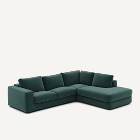 Hoekbank in jaspis stof, Skander