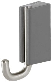 Tiger Cliqit haak klein donkergrijs/RVS