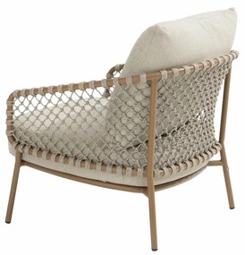 4 Seasons Outdoor Martinique loungestoel amber Loungestoel   beige weerbestendig