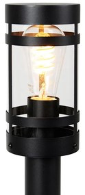 Smart buitenlamp met dimmer zwart 80 cm IP44 incl. Wifi ST64 - Gleam Modern E27 IP44 Buitenverlichting cilinder / rond