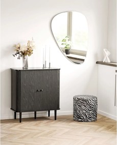 Kimberley Poef Jacquard - Black/White