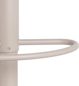 Mazzoni IRIS Latte Beige (stof Monza 60)/poot kasjmier - GESTOFFEERDE BARKRUK VOOR KEUKEN/BAR