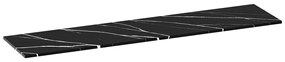 Brauer Mirage toppaneel marmerlook 200cm nero marquina