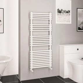 Eastbrook Imperia 2 koloms handdoekradiator 60x145cm 1426W wit glans