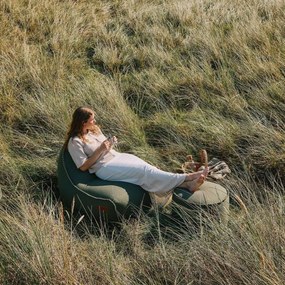 Cobana Lounge Stoel & Pouf Outdoor - Kirra Olive