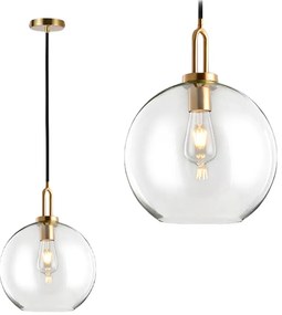 Plafondlamp Hangende Glazen Bol 25cm APP630-1CP