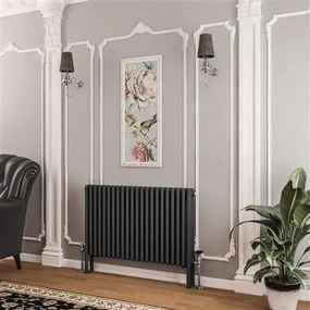 Eastbrook Imperia 3 koloms radiator 100x60cm 2079W antraciet