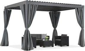 Lagos Premium 3x3 Garden Point vrijstaande terraspergola antraciet