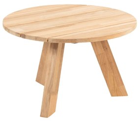 4 Seasons Outdoor Cosmic loungetafel Ø65 cm antractiet - teak