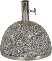 Esschert Design parasolvoet granito lichtgrijs S - LxBxH: 25,4x25,4x25,4cm