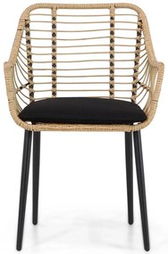 Tuinstoel Wicker Taupe-naturel-bruin Domani Furniture Certo