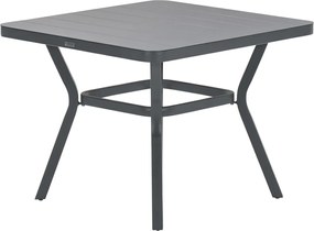 Garden Impressions Mina tuintafel 90x90xH71 - donker grijs