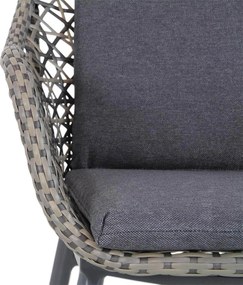 Tuinset 4 personen 180 cm Wicker Taupe Lifestyle Garden Furniture Dolphin/Veneto