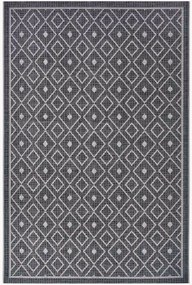 Laagpolig in- & outdoor vloerkleed Clyde Lahal