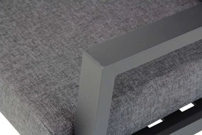 Stoel en Bank Loungeset Aluminium Grijs 4 personen Lifestyle Garden Furniture Batala