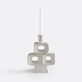 Organische keramische kandelaar, hoogte 22 cm, CERAL