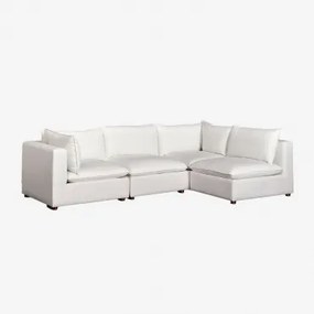Estefan Style 4-delige Modulaire Hoekbank Wit - Sklum