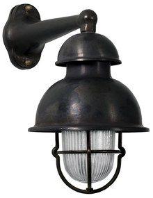 Scheepslamp Wharf Black Brons