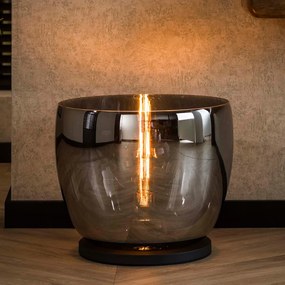 Lage Vloerlamp Grijs Rookglas 48 Cm