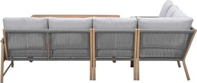 Garden Impressions Hannie lounge dining set 6-delig - light teak look