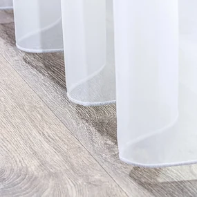 Dekoria Kant en Klaar Vitrage gordijn met plooiband, collectie Voile
