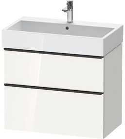 Duravit D-Neo wastafelonderkast 78.4x62.5x44.2cm 2 lades wit Hoogglans de437302222