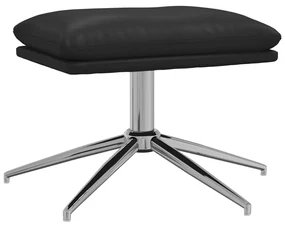 vidaXL Voetenbank 45x29,5x39 cm kunstleer zwart
