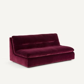 3-zits modulaire zetel in fluweel, GIULIANO