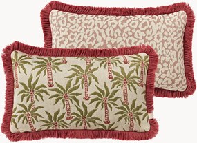 Handgemaakt outdoor dubbelzijdig kussen Laura & Maya