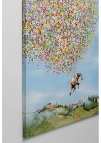 Kare Design Flying Elephant In Day Kleurrijk Schilderij Olifant 80x100