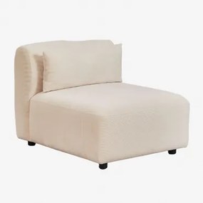 Centraal Module Voor Modulaire Bank Fogler Corduroy Linnen Beige - Sklum