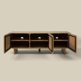 Tv-meubel Gebleekt Eiken 160 Cm - 160x45x55cm.