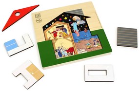 Houten Puzzel - 'Huis' - Joost Swarte