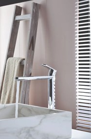 Paffoni Candy verhoogde wastafelmengkraan met afvoerplug chroom