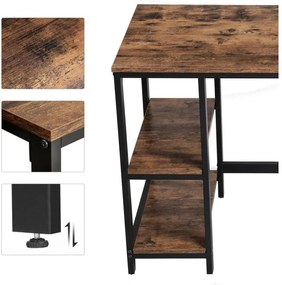 Nancy's Rockefeller Center Bureau - Industriële Werktafel - Vintage Tafel 120 x 75 x 60 - Bureaus