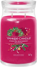 Yankee Candle geurkaars - Sparkling Winterberry - Signature Large Jar