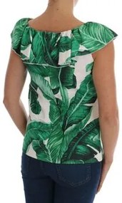 Overhemd Groen D&amp;G  Ananas Print Zijden Top - Groen