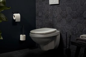 Haceka IXI toiletrolhouder zwart mat