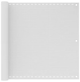 vidaXL Balkonscherm 90x500 cm HDPE wit