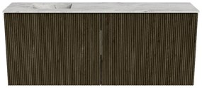 Mondiaz Joya DLux 100cm toiletmeubel shadow met wastafel faye links zonder kraangat glace