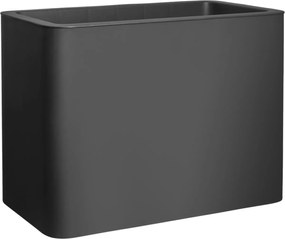 Florus Jive Terras Hoog 80cm Plantenbak - L39 x W78 x H60.2 cm - Antraciet - Scheidingswand