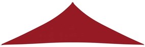 vidaXL Zonnescherm driehoekig 4x4x5,8 m oxford stof rood