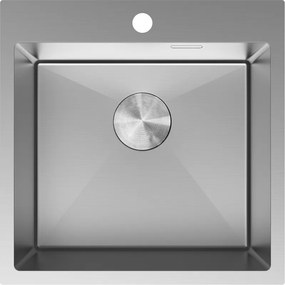 Mexen Solix roestvrijstalen gootsteen 1-kamer 500 x 500 mm, inox - 6407501000-01