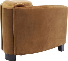 Kare Design Cigar Lounge Retro Fauteuil Bruin Fluweel